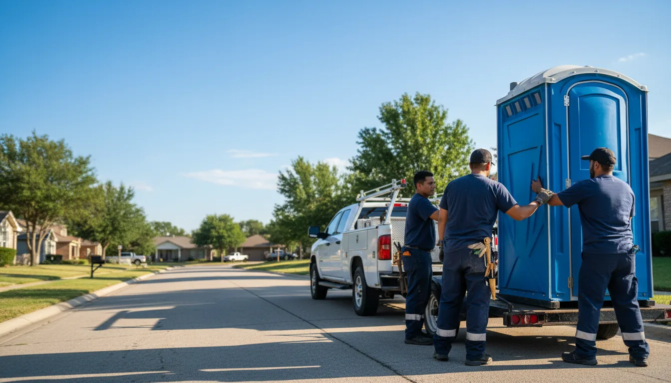 Portable Toilet Rental in Mcloud, OK near me
